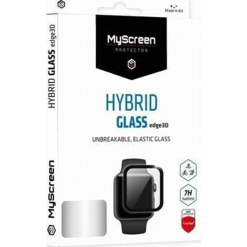 Myscreen Protector MS HybridGLASS Edge 3D Apple Watch 6 /Se 40mm czarny/black