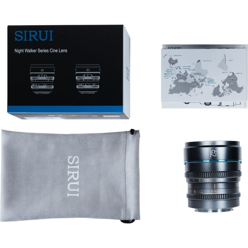 Sirui Obiektyw Sirui Sirui Cine Lens Nightwalker S35 75mm T1.2 L-Mount Black