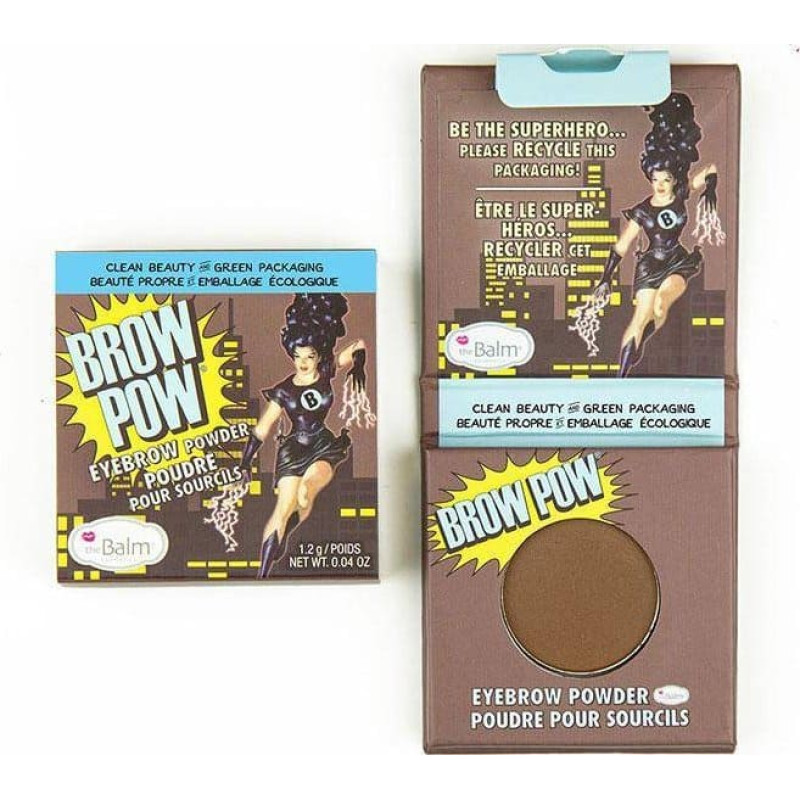 The Balm The Balm Brow Pow Eyebrow Powder puder do brwi Light Brown 1.2g