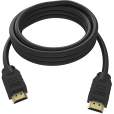 Vision Kabel Vision VISION Professional installationstaugliches HDMI-Kabel - 30 JAHRE GARANTIE - 4K - HDMI-Version 2.0 - Vergoldete Anschlusse - Ethernet - HDMI (M) zu HDMI (M) - Aussendurchmesser 7,3 mm - 28 AWG - 0,5 m - Schwarz