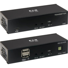 Eaton Eaton Tripp Lite Series USB C to HDMI over Cat6 Extender Kit with KVM Support, 4K 60Hz, 4:4:4, Transmitter/Receiver, USB, PoC, HDCP 2.2, up to 230 ft., TAA, - Erweiterung fur Video/Audio - HDMI, USB-C - uber CAT 6 - bis zu 70 m - TAA-konform - fur