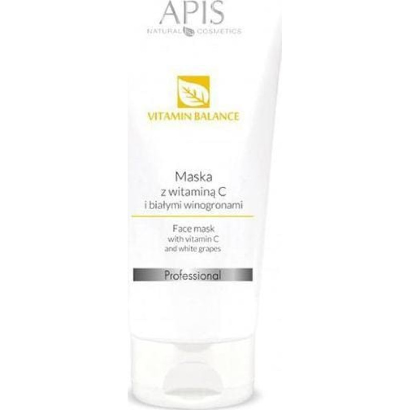 Apis APIS Vitamin Balance maska z wit. C i białymi winogronami 200ml