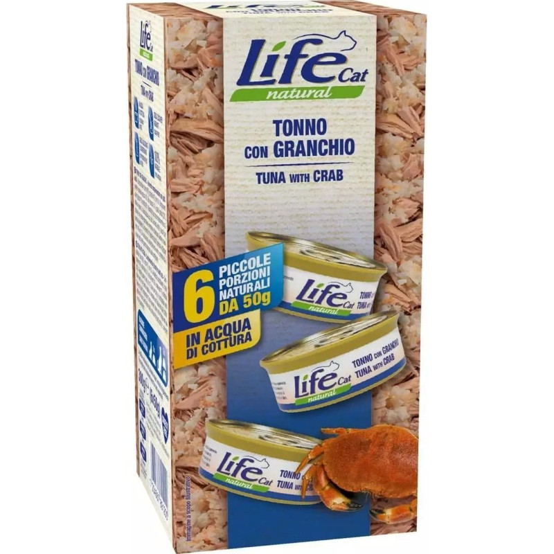 Life Pet Care Life Cat Karma Dla Kota Tuńczyk Krab 6x50g