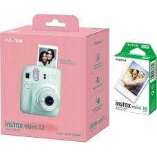 Fujifilm Aparat cyfrowy Fujifilm Fujifilm | Instax Mini 12 Camera + Instax Mini Glossy (10pl) | Mint Green | 800