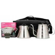 Hario Hario - Outdoor Coffee Basic Set - Zestaw akcesoriów kawowych z torbą