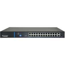 Avizio Switch AVIZIO Niezarządzalny przełącznik (switch) 24 porty RJ45 PoE+ 100Mb/s + 2 porty RJ45 Uplink 1Gb/s (budżet mocy 250W) AVIZIO