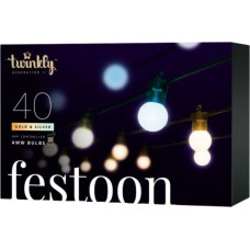 Twinkly Twinkly Lampki ogrodowe Festoon 40 LED AWW - BT WiFi