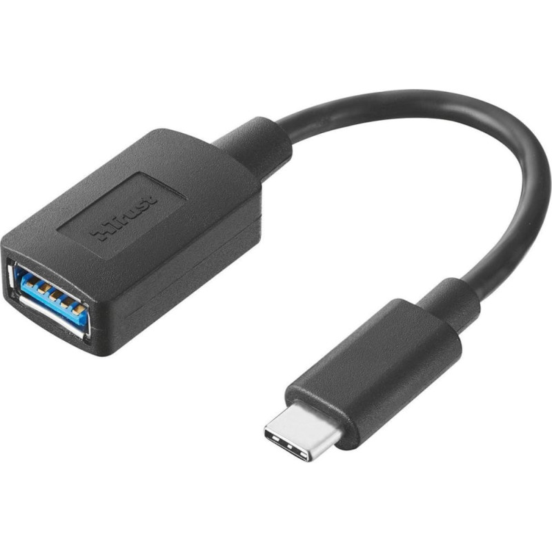 Trust Adapter USB Trust USB-C - USB Czarny  (20967)