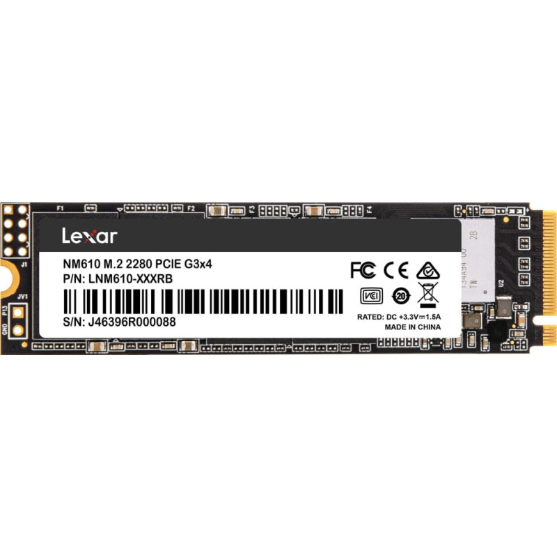 Lexar Dysk SSD Lexar NM610 1TB M.2 2280 PCI-E x4 Gen3 NVMe (LNM610-1TRB)