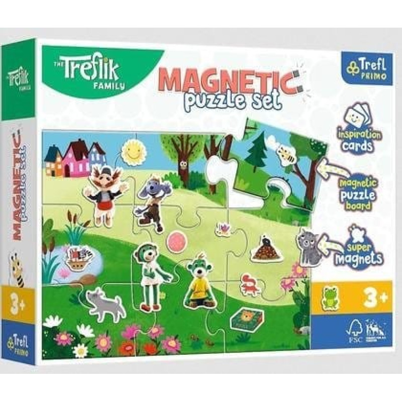 Trefl Puzzle magnetyczne Treflikowy dzień TREFL