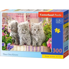 Castorland Puzzle 300 Three Grey Kittens