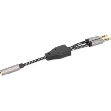 Manhattan Adapter AV Manhattan Jack 3.5mm - Jack 3.5mm x2 szary (356121)