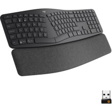 Logitech Ergo K860 keyboard RF Wireless + Bluetooth English Graphite