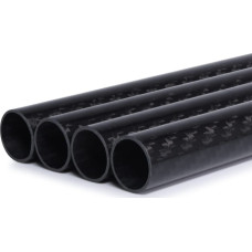 Alphacool Carbon HardTube 16mm 4x 80cm (schwarz, 4er Set)