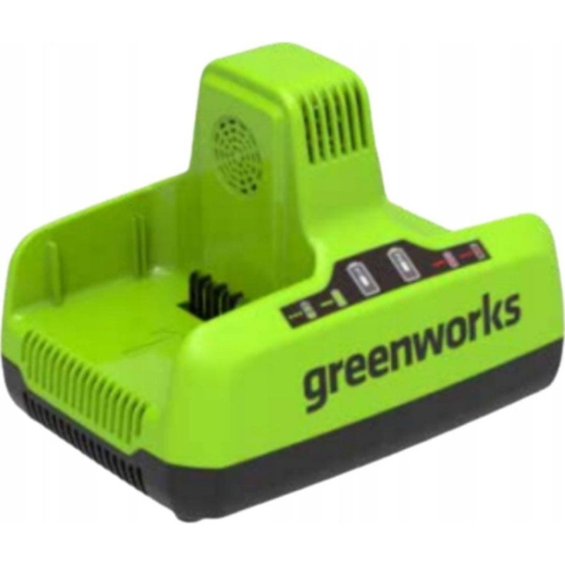 Greenworks 60 V ładowarka 6 A dual slot Greenworks G60x2UC6