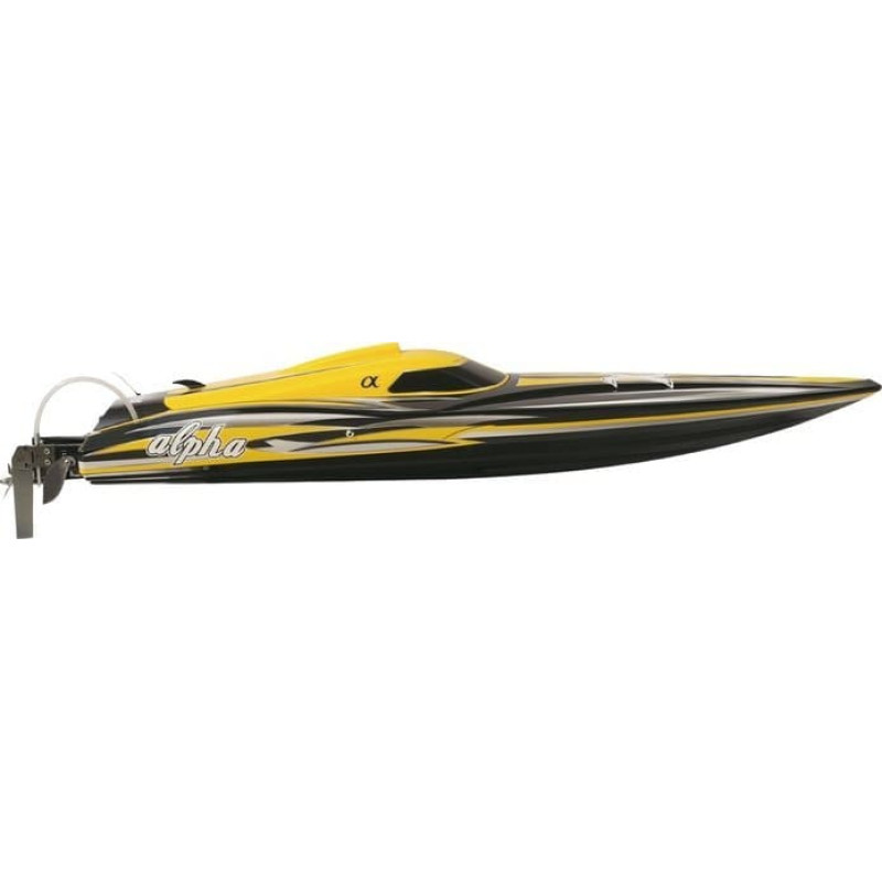 Amewi Amewi ALPHA 1060mm 4-6S yellow ALPHA Flame, Rennboot, 80km/h