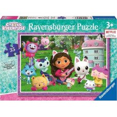 Ravensburger Puzzle 35 elementów Koci Domek Gabi