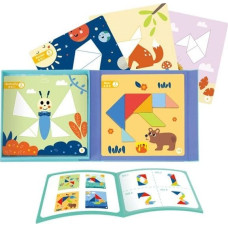 Tooky Toy Puzzle Tangram Układanka Dla Dzieci Nauka Kształtów Figury Kształty 18el.!