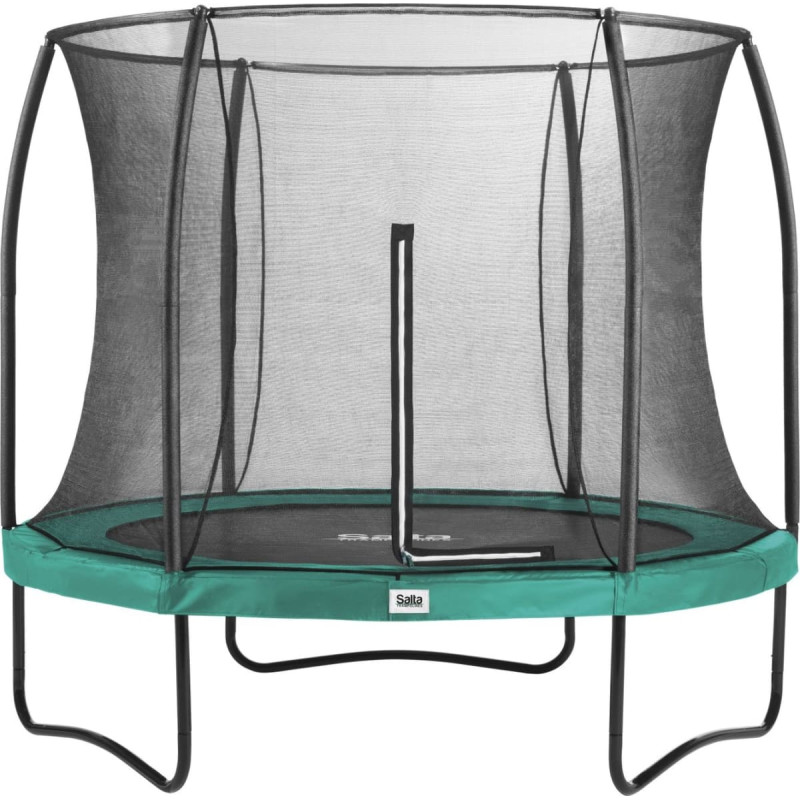 Salta Trampolina ogrodowa Salta ogrodowa Comfort Edition z siatką wewnętrzną 6 FT 183 cm zielona