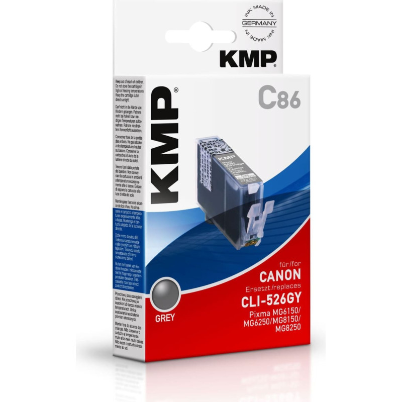 KMP Tusz KMP C86 Tusz szary do Canon CLI-526 GY (1515,0041)