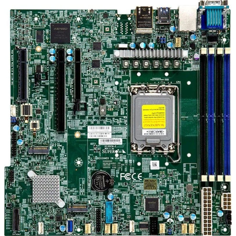 Supermicro Płyta główna SuperMicro Supermicro Mainboard X13SCH-F micro-ATX Sockel 1700 DDR5-only Bulk