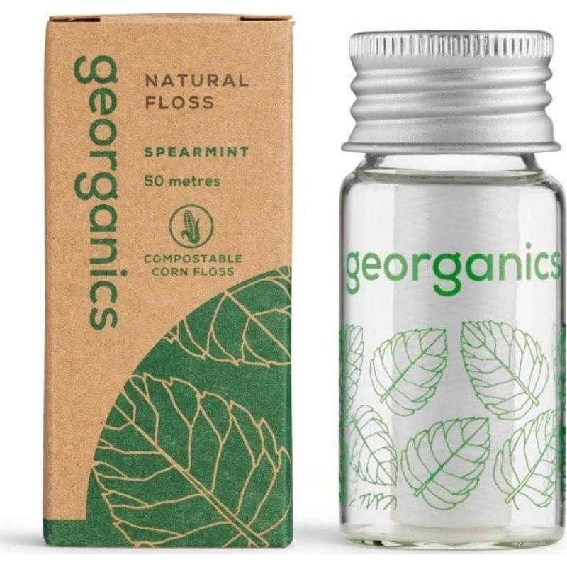 Georganics Nić dentystyczna Spearmint naturalna 50m