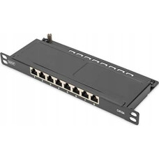 Digitus Patch Panel Digitus Cat6a 8-port shielded black