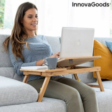 Innovagoods Podstawka pod laptopa InnovaGoods Bambusowy pomocniczy składany stolik Lapwood