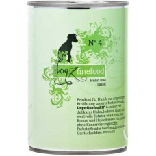 Dogz Finefood N.04 Kurczak i bażant puszka 800g