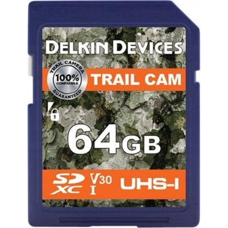 Delkin Karta Delkin Delkin SDXC Trail Cam R100/W50 (V30) 64GB