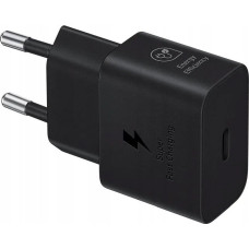 Samsung Ładowarka Samsung Ładowarka sieciowa GaN Samsung EP-T2510XBEGEU 25W SFC z kablem USB-C - czarna