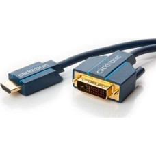 Clicktronic Kabel Clicktronic HDMI - DVI-D 1m granatowy (70340)