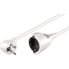 Goobay Kabel przedłużający 1 x 230V H05VV-F3G1,5 biały 10m (93089)