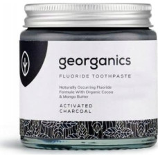 Georganics Georganics, Organiczna pasta do zębów z fluorem w słoiku, Activated Charcoal, 60ml