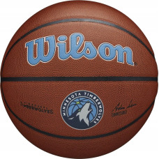 Wilson Wilson Team Alliance Minnesota Timberwolves Ball WTB3100XBMIN Brązowe 7