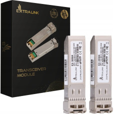 Extralink Moduł SFP ExtraLink EXTRALINK SFP+ 10G 850NM MM 300M 2-PACK  (DEDICATED TO HP/ARUBA)