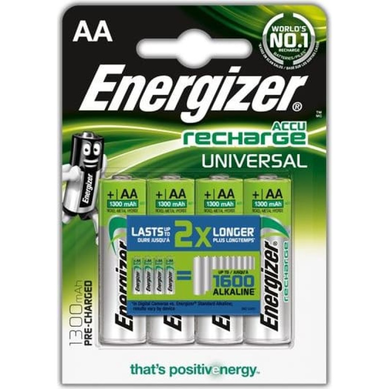 Energizer Akumulator Universal AA / R6 1300mAh 4 szt.