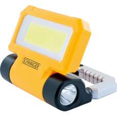 Schwaiger Latarka Schwaiger Schwaiger LED Arbeitsleuchte mit Taschenlampe 300Lm sch./gel