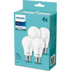 Philips Philips LED Lamp E27 4 pcs. Set 10W (75W) 2700K