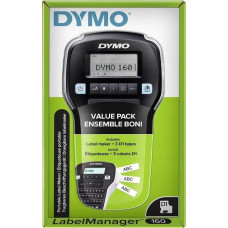 Dymo DYMO LabelManager 160 Starter-Set m. 3 D1-Bänder 12mm Qwertz