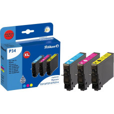 Pelikan Tusz Pelikan Patrone Epson Pelikan P34 T2715 comp. Promo Pack C/M/G - 4109705