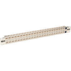 Eaton Terminal sieciowy Eaton Eaton Tripp Lite Series 48-Port Cat6a Patch Panel Rackmount Shielded Feedthrough RJ45 1U - Patch Panel - CAT 6a - STP - RJ-45 X 48 - 1U - 48.3 cm (19