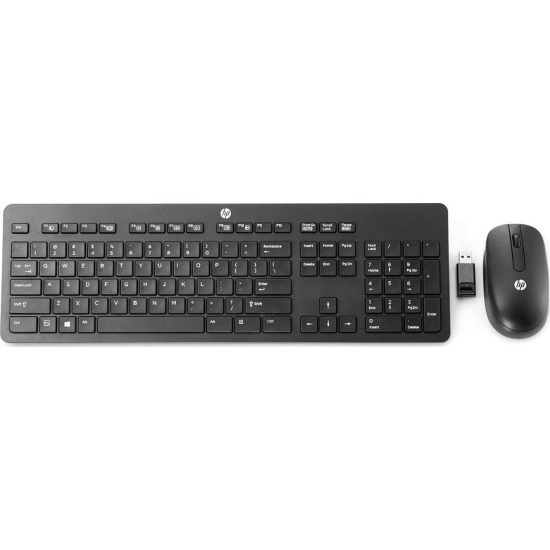 HP Klawiatura + mysz HP HP 803844-211 klawiatura Dołączona myszka RF Wireless Węgierski Czarny