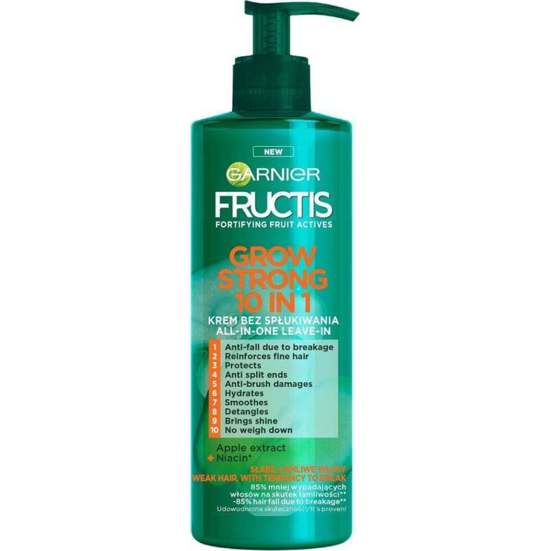 Garnier GARNIER_Fructis Grow Strong 10in1 krem bez spłukiwania do włosów 400ml