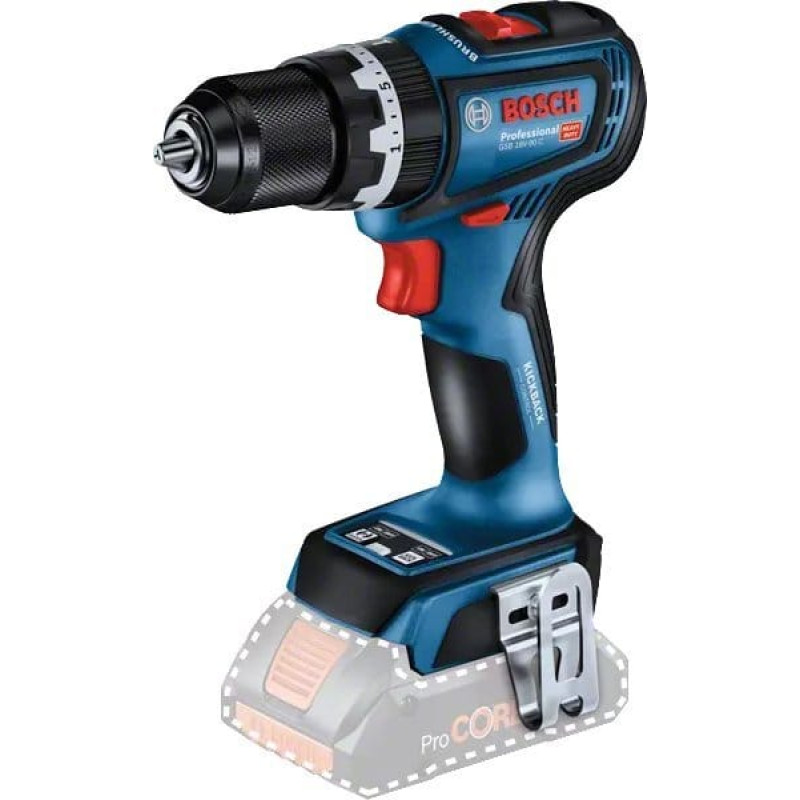 Bosch Wiertarko-wkrętarka Bosch GSB 18V-90 C 18 V