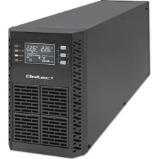 Qoltec UPS Qoltec Zasilacz awaryjny UPS Qoltec 2kVA | 2000W | Power Factor 1.0 | LCD | EPO | USB | On-line