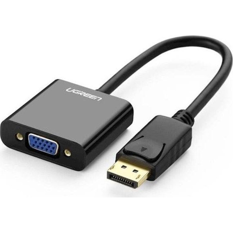 Ugreen Adapter AV Ugreen DisplayPort - D-Sub (VGA) czarny (UGR536BLK)