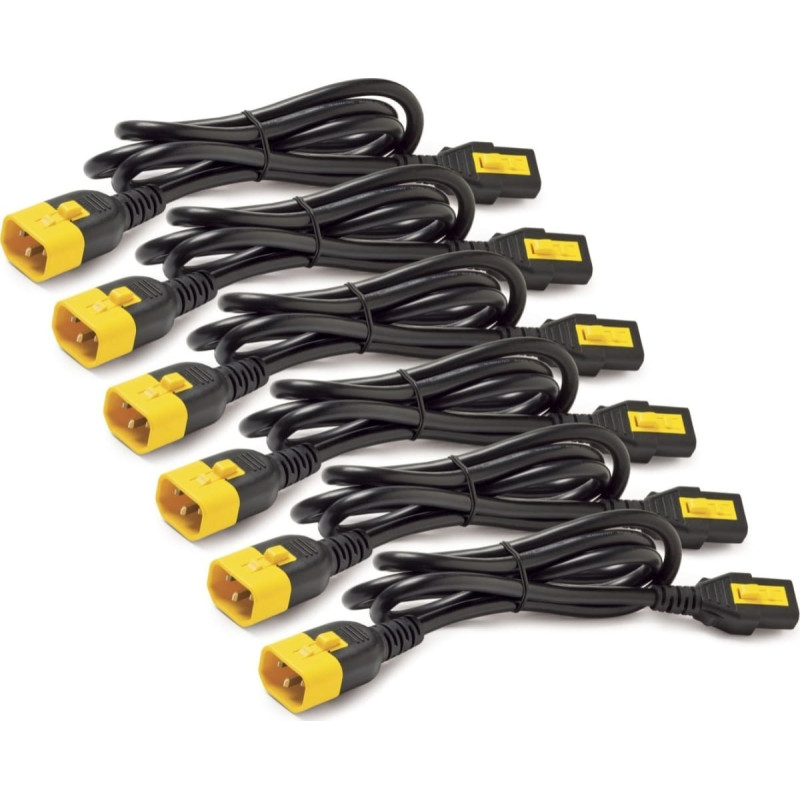 APC APC Power Cord Kit (6 ks), Locking, C13 to C14, 0.6m