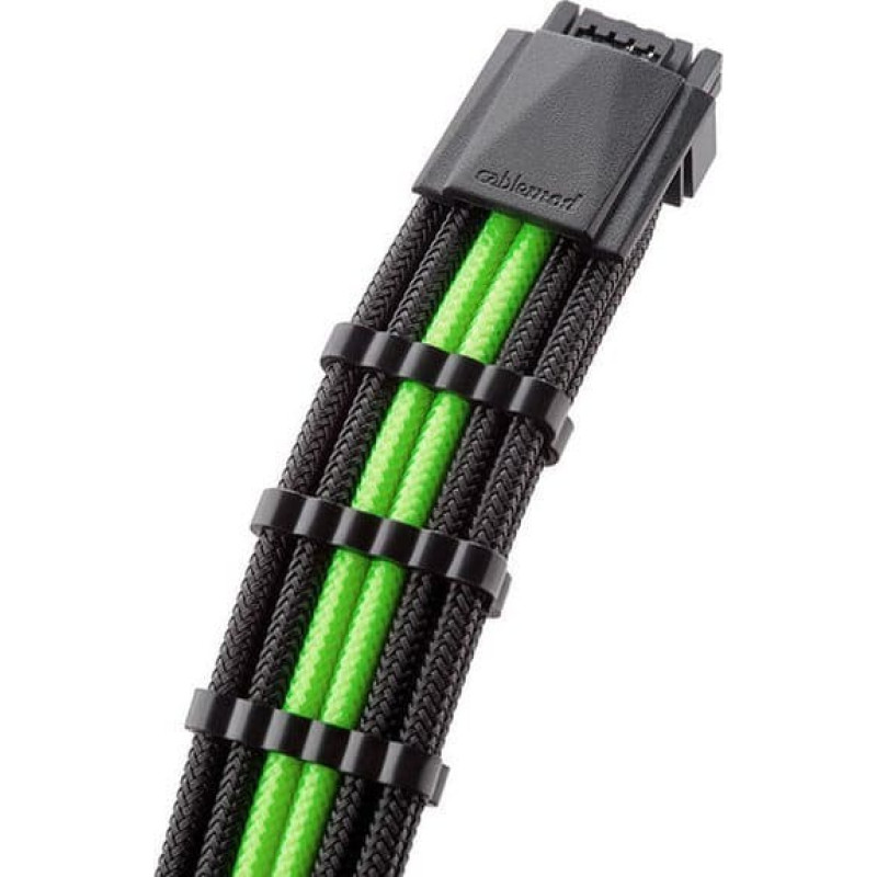 Cablemod CableMod C-Series PRO ModMesh 12VHPWR to 3x PCI-e Kabel for Corsair - 60cm, black/light green