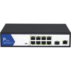 Value Switch Value Przełącznik VALUE PoE+ Gigabit Ethernet, 8+2 porty Uplink (1x GbE + 1x SFP)